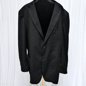 Pronto Uomo Men's Wool Suit Jacket Black